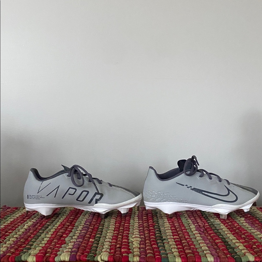 Nike React Vapor Ultrafly Elite 4 baseball cleat light smoke grey 7 DA0701-002 - Picture 3 of 13